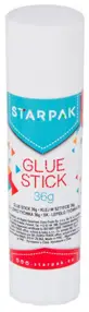 Klej w sztyfcie Starpak 36g, biały, w opakowaniu z niebiesko-czerwoną etykietą