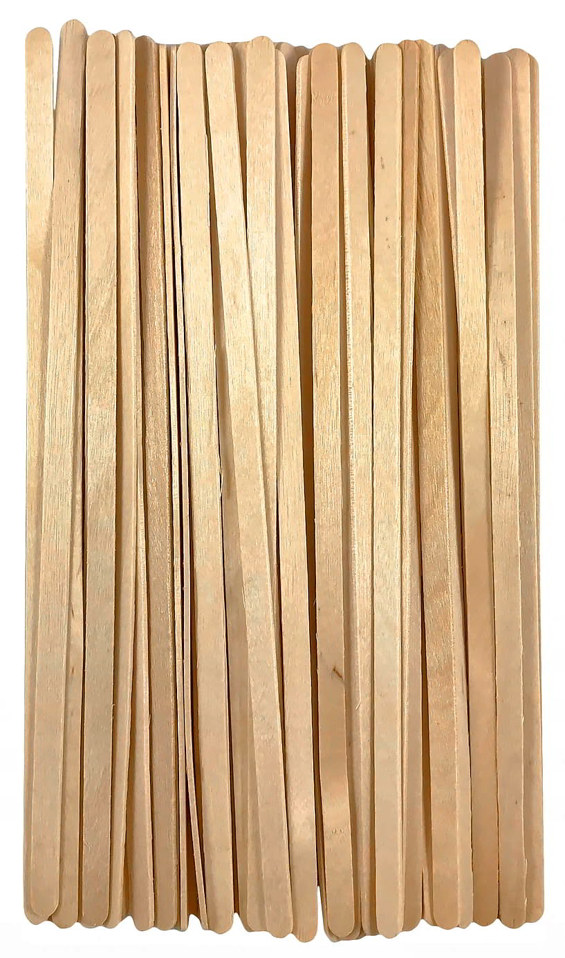 Mieszadełko drewniane 14cm proste, opakowanie 1000 sztuk, naturalne drewno