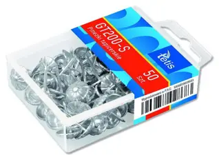 Pinezki tapicer. srebne 50sztGT200-S Tetis