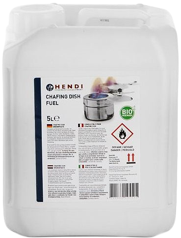 Pasta do podgrzewaczy HENDI 5L, uniwersalne paliwo w kanistrze do podgrzewaczy cateringowych