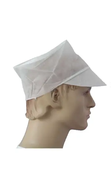 Czepki białe wykonane z polipropylenu, z daszkiem i siatką. 100 czepków w opakowaniu. Opakowanie zawiera: 100 szt.

