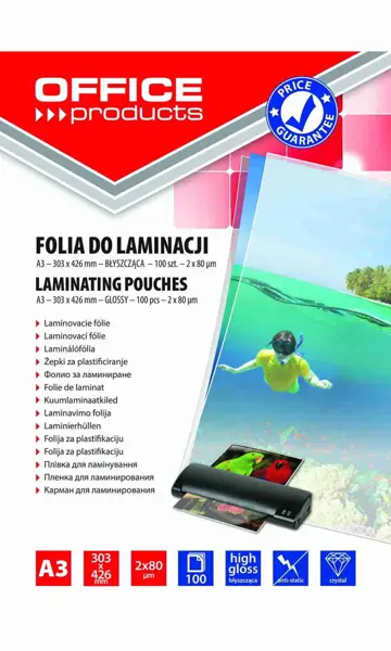 Folia do laminowania A3 /100 2x100 mikr.