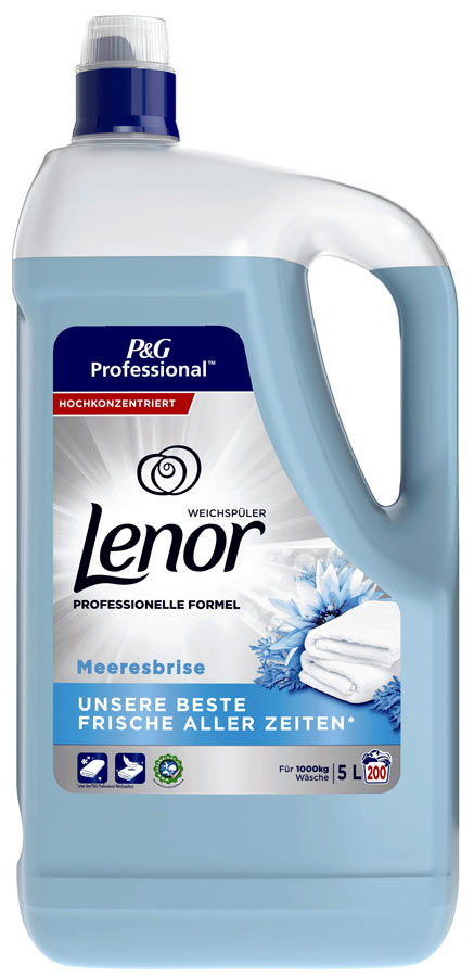Lenor Professional to profesjonalny, skoncentrowany płyn do płukania tkanin. Dzięki specjalnej technologii zapewnia pranym tkaninom wyjątkową miękkość i pomaga wydłużyć ich trwałość w porównaniu z samym środkiem piorącym.

   *Zapewnia pranym tkanino...
