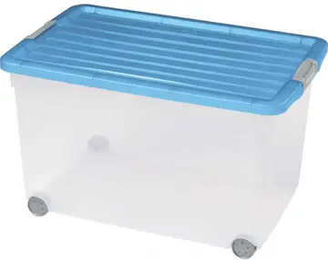 Pojemnik PCV z pokrywą 45L na kółkach