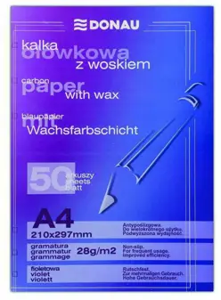 Kalka Maszynowa/Ołówkowa  z woskiem 50szt