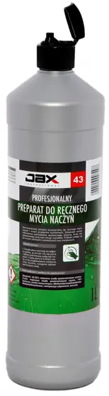 Wysoce skoncentrowany produkt przeznaczony do ręcznego mycia wszystkich rodzajów naczyń i innych przyborów kuchennych. Usuwa zabrudzenia pochodzenia spożywczego, tłuszcze i brud, nie pozostawiając przy tym smug i zacieków. Zawiera fosforany, które redu...
