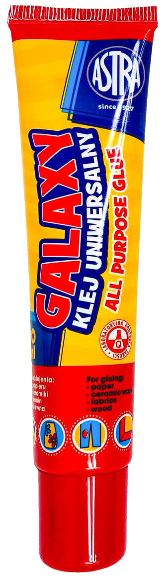 Klej uniwersalny Galaxy 40ml ASTRA do papieru drewna ceramiki i tkaniny.