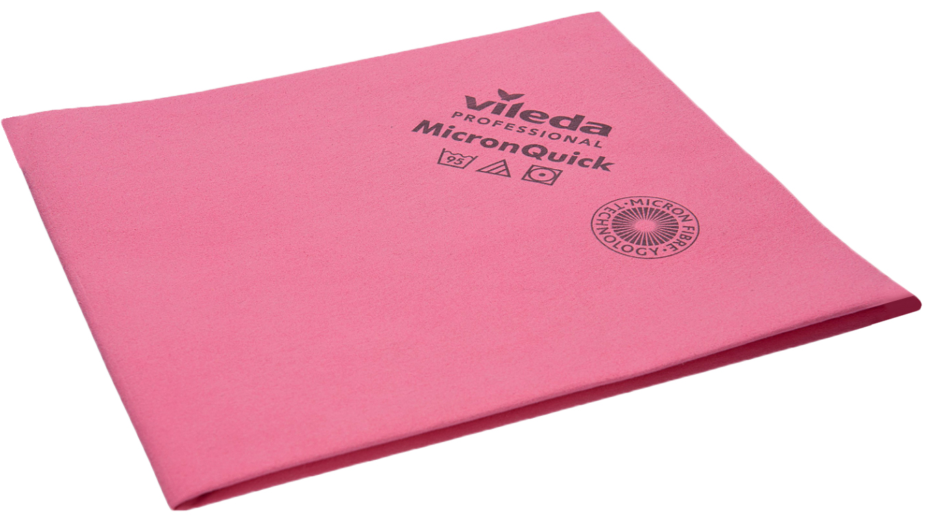 Ścierka Vileda MicronQuick różowa z mikrowłóknami do czyszczenia powierzchni