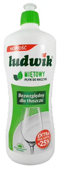 Płyn do naczyń Ludwik  Mięta 900g /1040g