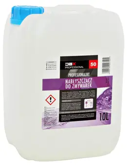 JAX Nabłyszczacz naczyń w zmywarkach 10L 10,1L-10,5kg Wysoko skoncentrowany kwaśny środek płucząco-nabłyszczający do zmywarek gastronomicznych, dzięki któremu naczynia zyskują połysk i szybciej schną bez pozostawiania zacieków. Zawarta w preparacie formuła ochronna sprawia, że pozostają jak nowe nawet po ...