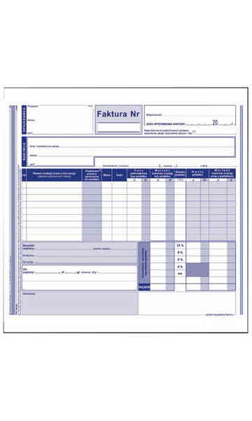 Druki akcydensowe przeznaczone do wypełniania, wykorzystywane w czynnościach urzędowych, handlowych. Niezbędne w funkcjonowaniu firm, urzędów i innych jednostek zgodnie z obowiązującymi normami prawnymi.