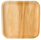 Talerz kwadratowy z liścia palmowego Pure 25,5x25,5 cm, biodegradowalny, opakowanie 25 sztuk