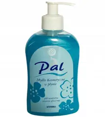 Mydło w płynie PAL Glicerynowe 300ml NIEBIESKIE morskie Luksusowe mydło do mycia ciała PAL doskonale oczyszcza, odżywia, nawilża oraz natłuszcza. Receptura dopracowywana przez lata sprawia, że PAL świetnie nadaje się do mycia rąk, jak i całego ciała. Nie wysusza, nie wywołuje uczucia ściągania skóry, czyni ...