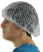 Czepek Clip Cap, wykonany z włókniny. Wykonany z PP.  Opakowanie zawiera: 100 szt.

