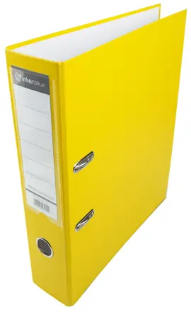 Segregator A4 70 mm MATOWY ŻÓŁTY