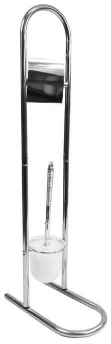 Stojak łazienkowy z uchwytem na papier toaletowy oraz szczotką WC wykonany ze stali nierdzewnej. Pojemnik ociekacz wykonany z plastiku. Stabilny, polecany do każdej łazienki. Produkt łatwy w utrzymaniu czystości, odporny na korozje. Wymiary: 80cm.

 ...