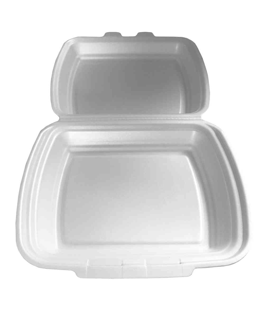Styropianowe pojemniki obiadowe przeznaczone dla produktów wymagających stałych warunków temperaturowych. Doskonale zachowuje właściwości izolacyjne. Polecany do dań na wynos.  Cena 3,30 jest to cena za 1 opakowanie zawierające 10szt pojemnika (cena 1s...