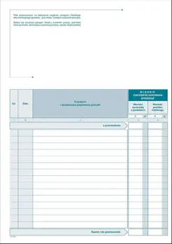 DR Ewid.(oczyw.) pomyłek z kasy rej.A4 Druki akcydensowe przeznaczone do wypełniania, wykorzystywane w czynnościach urzędowych, handlowych. Niezbędne w funkcjonowaniu firm, urzędów i innych jednostek zgodnie z obowiązującymi normami prawnymi.