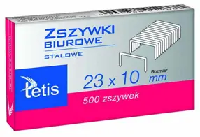 Zszywki biurowe 23/10 TETIS 70 kart.A-500