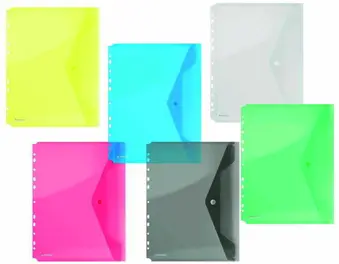 Teczka kopertowa PCV A-4 europerforacjązatrzask