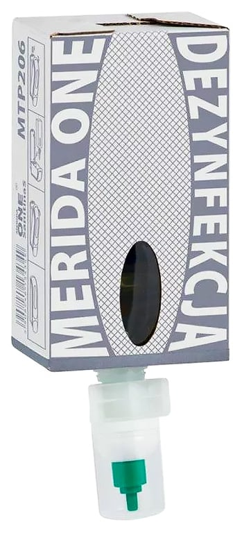 Wkład mydła w pianie dezenfekującego MERIDA 700g z pompką do dozownika ONE