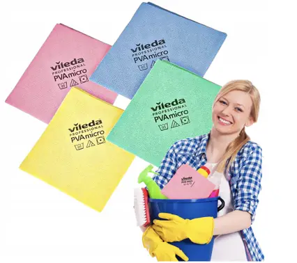Ścierka Vileda PVA micro PROFESSIONAL magiczna ściereczka 38x35cm 4szt