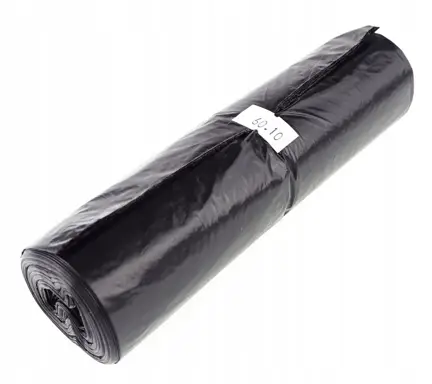 Worki na śmieci LD 60L 10szt grubość folii 16 mikronów krótka rolka