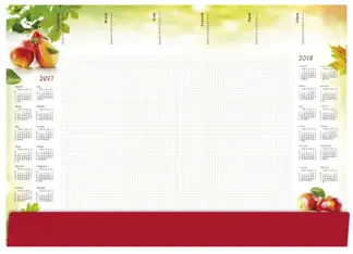 Kalendarz/podkład na biurko Duży TETIST1-A2-6