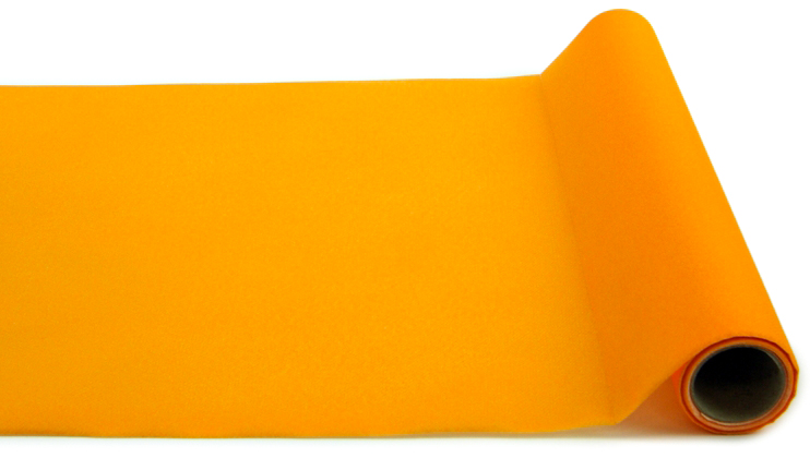 Bieżnik na stół PV-Tissue 4,8m x 40cm pomarańczowy Airlaid w rolce