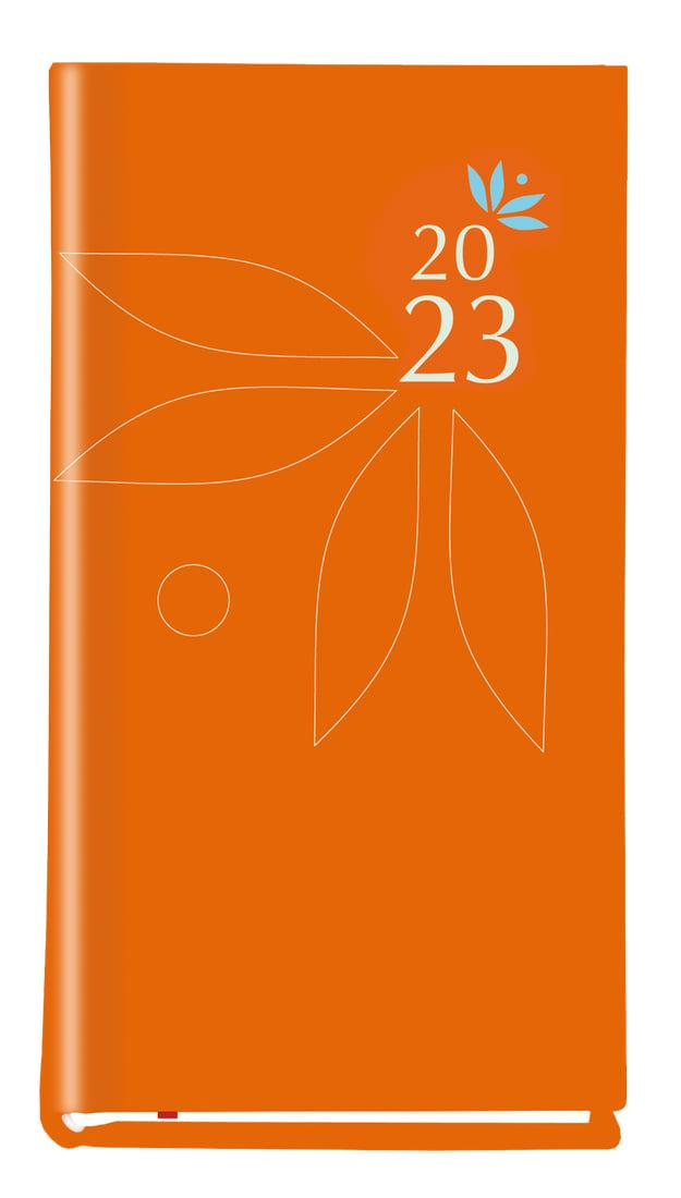 Kalendarz terminarz koliber
   *format: 75x130mm,
   *układ stron: 1 tydzień - 2 strony,
   *ilość stron: 128, oprawa twarda,
   *okładka barwna foliowana,
   *jedna tasiemka.