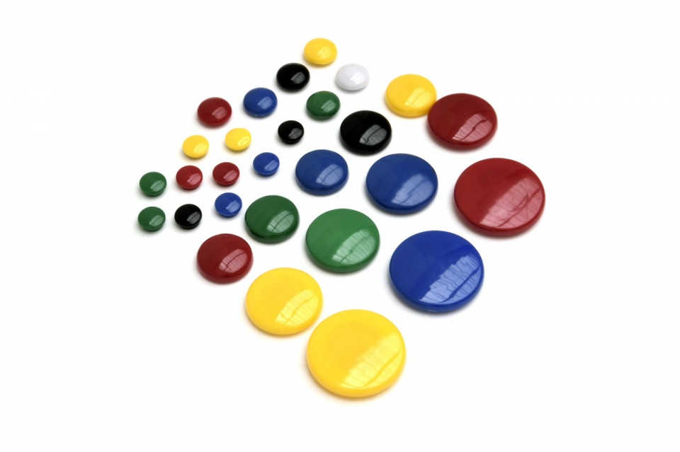 Doskonałe do tablic i innych powierzchni magnetycznych. Opakowanie: 6szt.