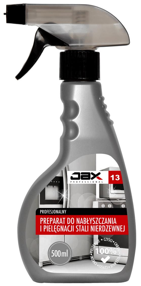 JAX Płyn do stali nierdzewnej 500ml spray do nabłyszczania i pielęgnacji