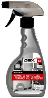 JAX Płyn do stali nierdzewnej 500ml spray nabłyszczanie i pielęgnacja