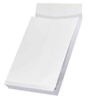 Koperta biała B4 HK RBD 1szt250/353 mm Koperta biała B4, wymiary: 250 mm x 353 mm. Koperty z rozszerzonymi bokami i spodem, samoklejące z paskiem.