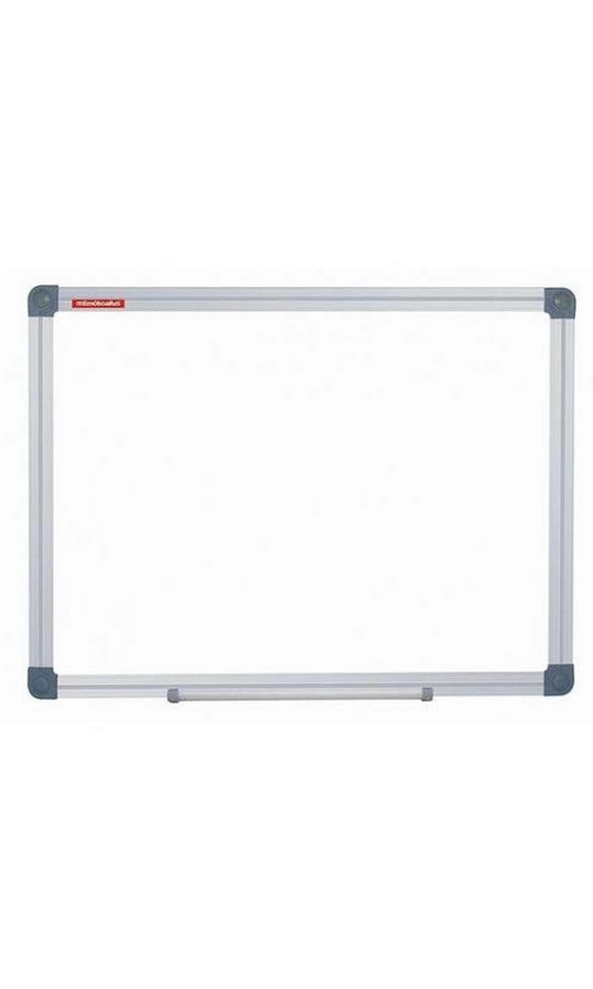 Tablica suchościeralna magnetyczna Flipchart 100x70 cm z aluminiową ramą i czarnymi narożnikami