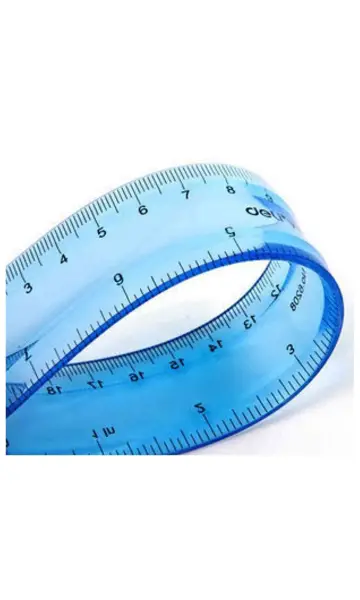 Linijka 20 cm Silikon Kolor Unipap