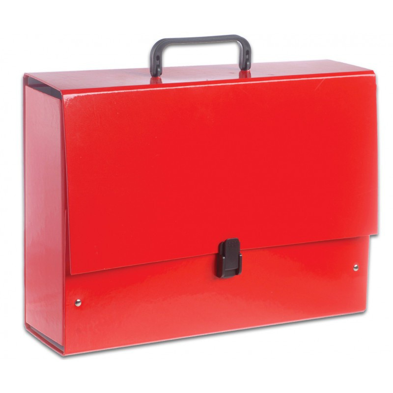 Teczka  z wysokiej jakości polipropylenu. Przeznaczona do organizowania i sortowania projektów i dokumentów. Pudełko z rączką o szerokości grzbietu: 10cm.