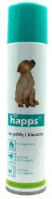 Bros Happs na pchły i kleszcze w otoczeniu zwierząt. Do stosowania na legowiska i dywany, hamuje namnarzanie się pasożytów.

Okres działania:

   *na kleszcze: 4 tygodni,
   *na pchły: 8 tygodni.