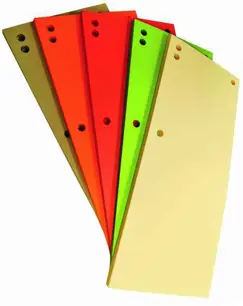 Przekładka A4 PP czerwona numer.1-10