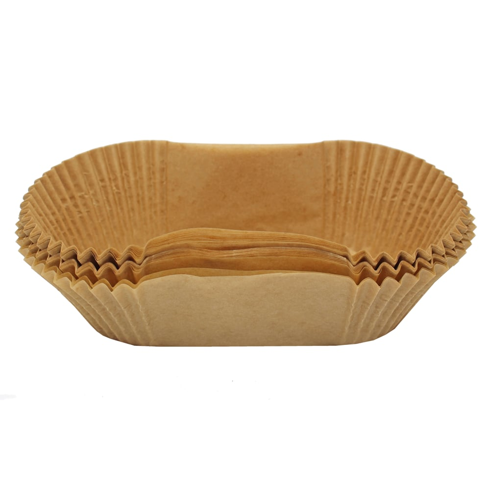 Papilotka owalna keksowa beżowa 175x75x62 mm z papieru, do pieczenia i pakowania wyrobów