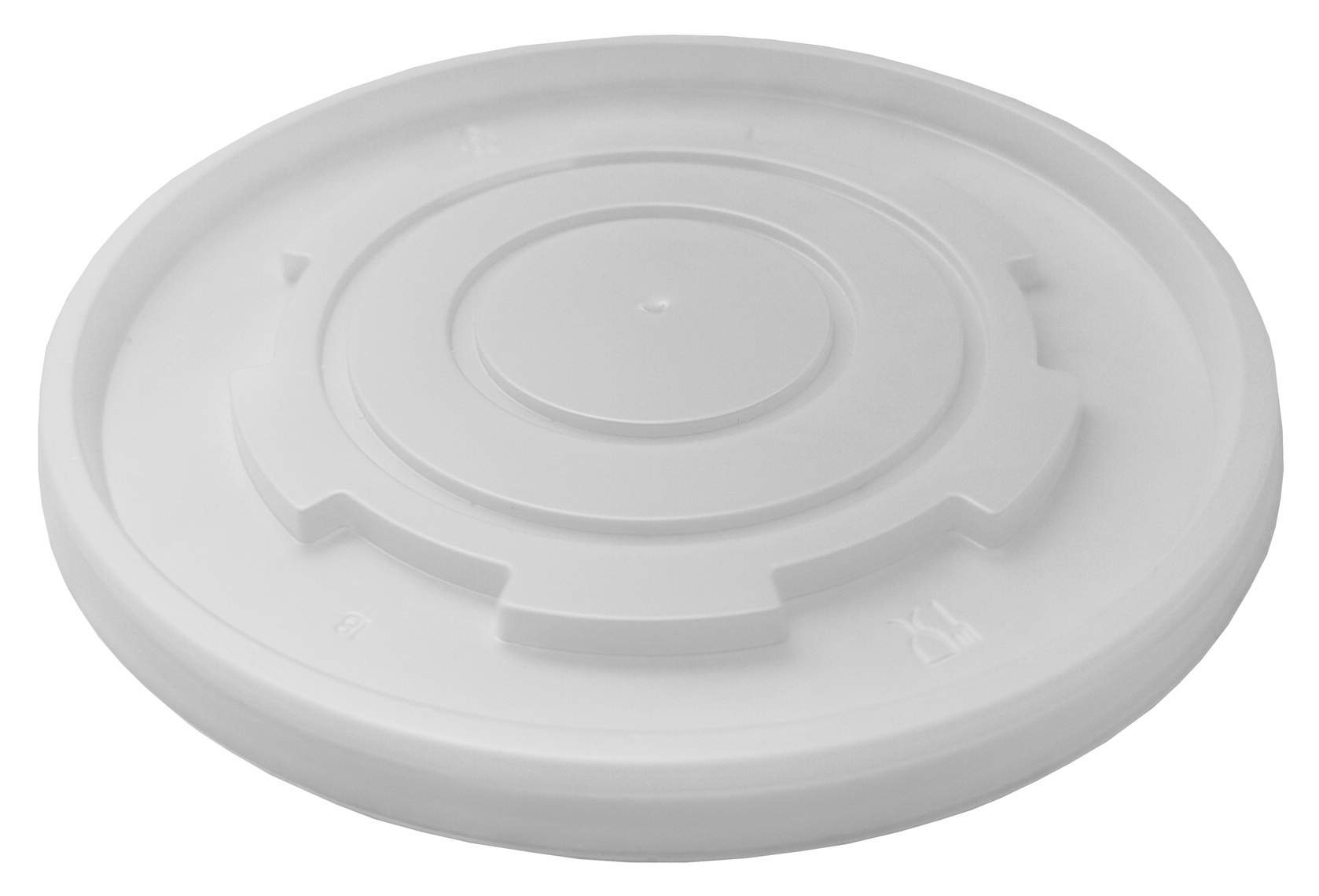 Pokrywka do pojemnika plastikowego wykorzystywana przez restauracje oraz cateringi do pakowania zup na wynos
