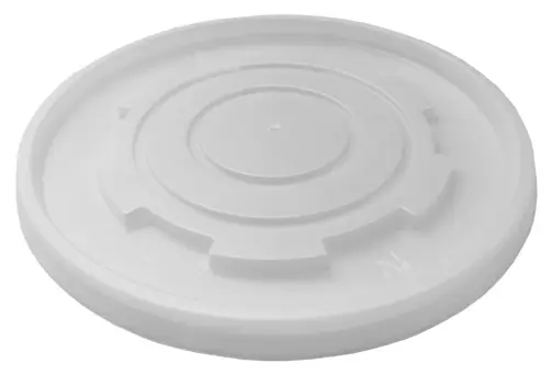 Pokrywka do pojemnika plastikowego wykorzystywana przez restauracje oraz cateringi do pakowania zup na wynos
