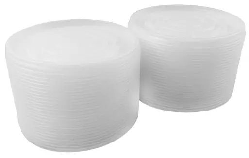 Pokrywka do pojemnika plastikowego wykorzystywana przez restauracje oraz cateringi do pakowania zup na wynos
