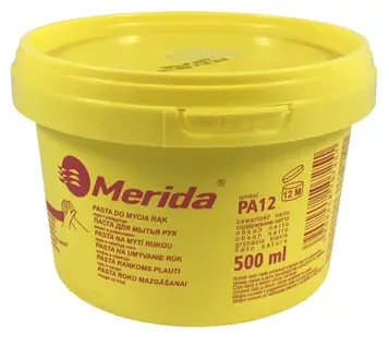 Pasta do rąk 500ml MERIDA Żółta