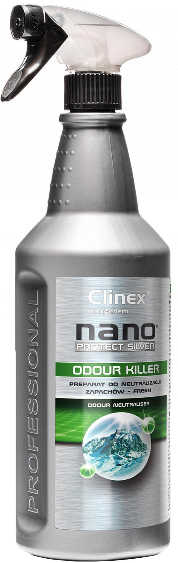 CLINEX Silver Odour Killer neutralizator zapachów Fresh 1L w butelce ze sprayem
