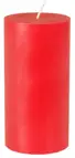 Świeca PIEŃKOWA  fi 7cm/15cm 1sztCzerwona 100% Stearyny