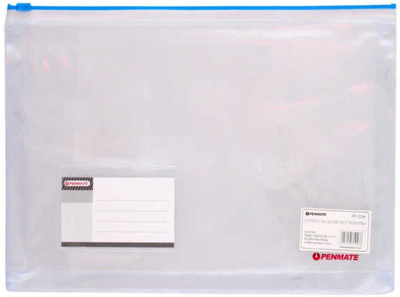 Teczka kopertowa wykonana z czystego PCV. Wykonana na zamek strunowy.
Wymiary: 390x285 mm.