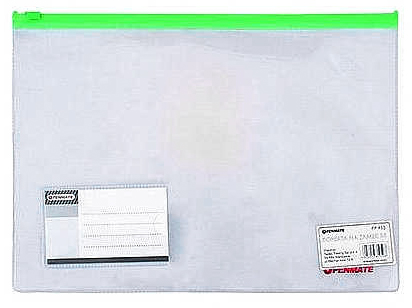 Teczka kopertowa PP B5 na zamek Teczka kopertowa wykonana z czystego PCV. Wykonana na zamek strunowy, regulowana długość grzbietu do 30cm.
Wymiary : 305x225xx30mm.