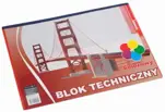 Blok techniczny z kolorowymi kartkami. Format: A3. Ilość kartek: 20