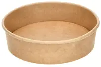 Miska papierowa Kraft (180) 1130ml 50szt średnica 180mm